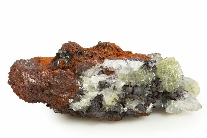 Sparkling Adamite Crystals on Matrix - Ojuela Mine, Mexico #327089